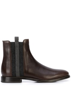 Brunello Cucinelli ботильоны на плоской подошве