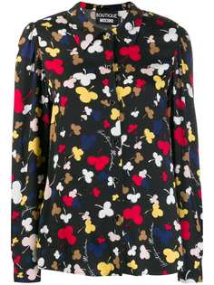 Boutique Moschino рубашка с цветочным принтом