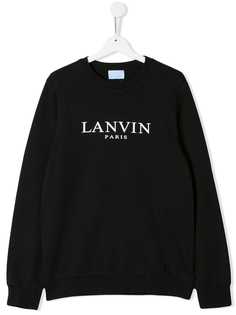 Lanvin Enfant толстовка с принтом логотипа