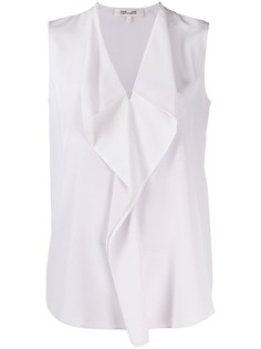 Diane von Furstenberg блузка без рукавов с драпировкой