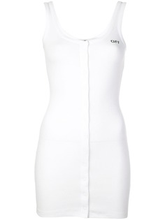 Off-White платье мини без рукавов