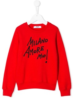 Msgm Kids джемпер Milano Amore Mio