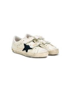 Golden Goose Kids кроссовки Super Star на липучках