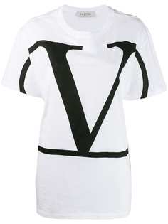 Valentino футболка с логотипом VLogo