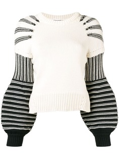 Sonia Rykiel трикотажный пуловер в полоску