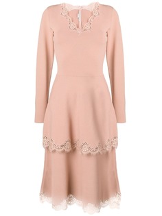 Stella McCartney платье миди с кружевной отделкой