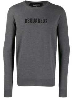 Dsquared2 джемпер вязки интарсия с логотипом