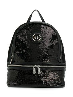 Philipp Plein Junior рюкзак с пайетками и логотипом