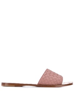 Bottega Veneta плетеные шлепанцы