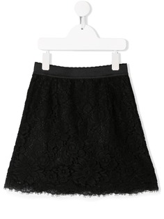 Dolce & Gabbana Kids кружевная юбка