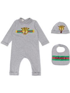 Gucci Kids ромпер с принтом