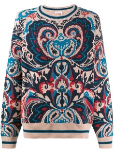 See by Chloé джемпер оверсайз с узором