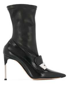 Alexander McQueen ботильоны с металлической вставкой