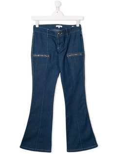Chloé Kids расклешенные джинсы