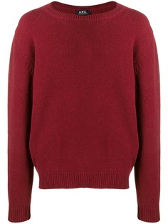 A.P.C. джемпер с круглым вырезом