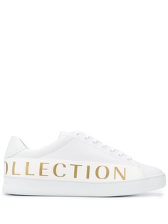 Versace Collection кеды на шнуровке с логотипом