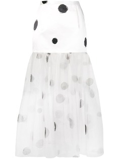 Christopher Kane юбка в горох