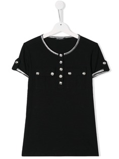 Balmain Kids декорированный топ