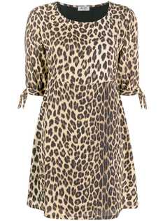 LIU JO платье с леопардовым принтом