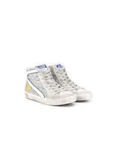 Golden Goose Kids кеды со вставками