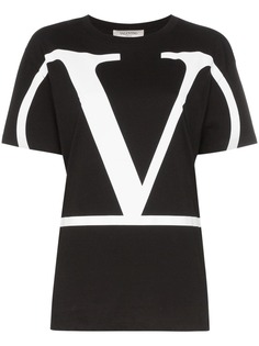 Valentino футболка с принтом VLogo