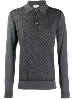 Brioni рубашка-поло с вышивкой