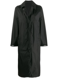 Moncler пальто оверсайз с логотипом