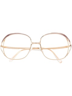 Christian Dior Pre-Owned круглые очки 1980-х годов