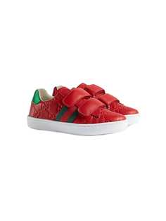 Gucci Kids кроссовки Ace на липучках