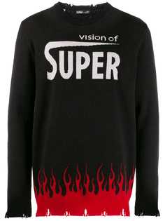 Vision Of Super свитер с контрастным подолом