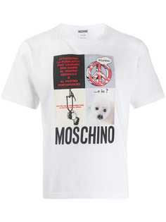 Moschino Pre-Owned футболка 1980-х годов с принтом