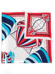 Hermès платок 2000-х годов с принтом pre-owned