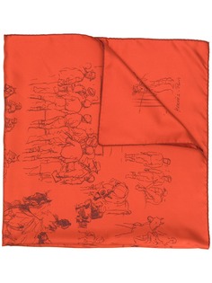 Hermès Pre-Owned платок 2000-х годов с принтом