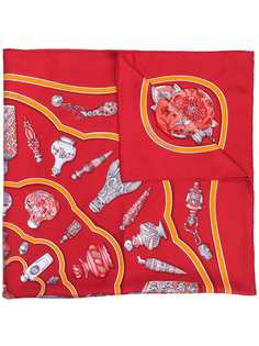 Hermès Pre-Owned платок 1990-х годов с принтом