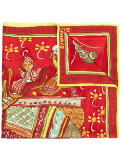 Hermès Pre-Owned платок 1990-х годов с принтом