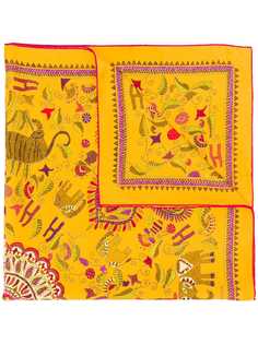 Hermès Pre-Owned платок 2000-х годов с принтом