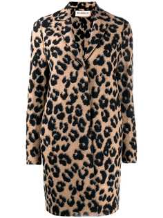 Blanca пальто с леопардовым принтом