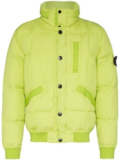 Stone Island пуховик с мятым эффектом