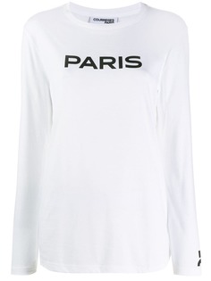 Courrèges футболка с длинными рукавами и принтом
