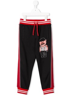 Dolce & Gabbana Kids спортивные брюки Mister Pig