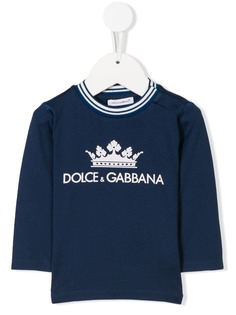 Dolce & Gabbana Kids толстовка с логотипом