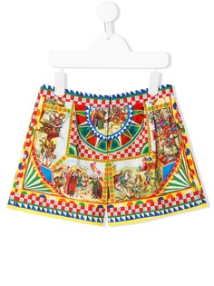 Dolce & Gabbana Kids шорты мини с принтом