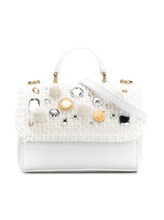 Dolce & Gabbana Kids сумка на плечо с декором из кристаллов