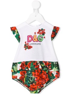 Dolce & Gabbana Kids боди Love Is Love