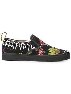 Gucci кроссовки с принтом
