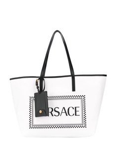Versace сумка-тоут 90-х годов с архивным логотипом
