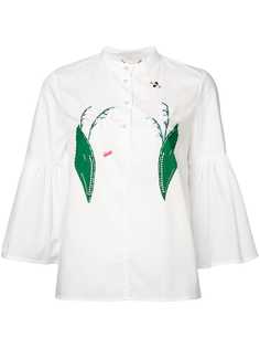 Muveil блузка с аппликацией ландышей