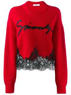 Givenchy трикотажный джемпер с логотипом