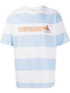 Calvin Klein Jeans Est. 1978 футболка в полоску с логотипом