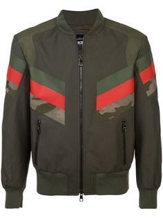 Neil Barrett куртка-бомбер с полосками